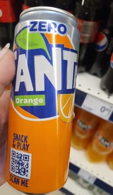Fanta Orange Zero (20 oz Bottle)