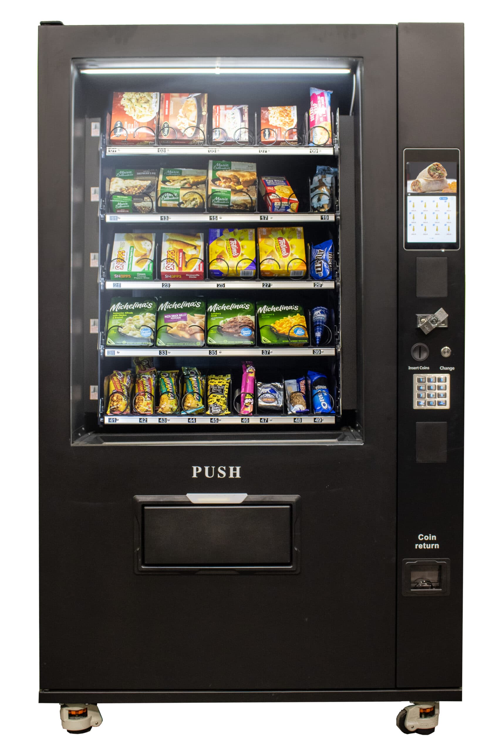 FSC9 frozen food, 45.75″ W × 33.5″ D × 77.25″ H