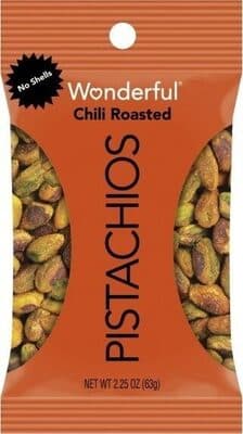Wonderful Pistachio Chili Roasted No Shell (2.25 oz)