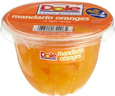 Dole Fruit Bowl Mandarin Orange (7 oz)