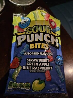 Sour Punch Bites Assorted Flavors (5 oz)