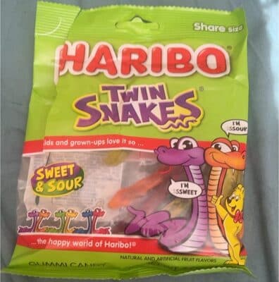 Haribo Gummies Twin Snakes (5 oz)