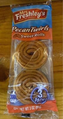 Cake Pecan Twirls 3 ct. FOA (3 oz)